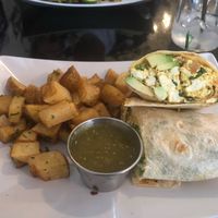 Vegan Burrito at Lazy Hippo at The Whiskey House in San Diego