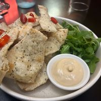 Salt and pepper ‘squid’. Amazing!!!!  at Yavanna in Paddington