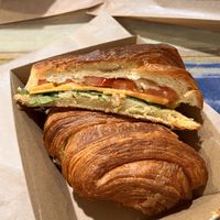 This was ok (vegan croissant)  at Earth Market in Joondalup