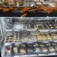 Vegan friendly fall desserts selection  at Coven Plant Based Marketplace in Hamilton