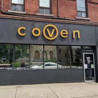 Storefront at Coven Plant Based Marketplace in Hamilton