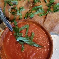 Vegan calzone at Frankie's Of Bay Ridge in Brooklyn