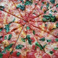 Vegan pizza at Frankie's Of Bay Ridge in Brooklyn