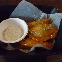 Buffalo Chicken and vegan ranch at Crispy Edge in St Louis
