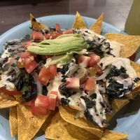 Nachos vegetarianos  at Luz y Sal in Cuenca
