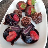 Vegan bites at The Landing Point in Central Singapore