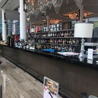 Interior, bar at The Landing Point in Central Singapore