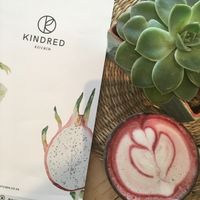 Beetroot latte at The Kindred Kitchen in Port Elizabeth