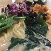 Close up of Ramen at Yan Ken Pon - La Latina in Madrid