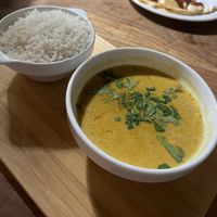 Thai curry with veggies  at Kolanko No 6 in Krakow