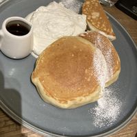 Maple pancakes   at Shiro Cafe in Tokyo