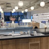 View from our table   at Shiro Cafe in Tokyo