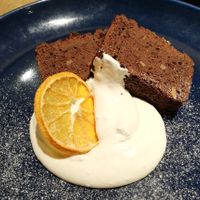 Gâteau au chocolat at Shiro Cafe in Tokyo