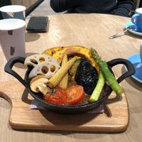 Vegan Cheese Curry at Shiro Cafe in Tokyo