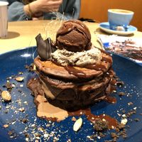 Limited Chocoholic Vegan Pancakes at Shiro Cafe in Tokyo