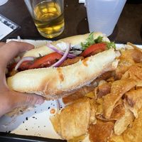 Plant based Buffalo tender sub   at Balloons Restaurant & Night Club in Ellicottville