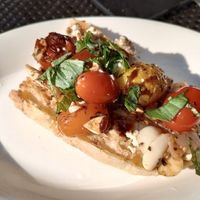 Vegan Ricotta Caprese Toast at Pastabilities in Syracuse