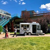 Beautiful day for vegan tacos! at Two Crows Tacos - Food Truck in Missoula