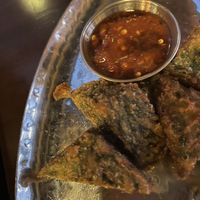 Chive cake (partial portion shown)  at Sambal Thai & Malay in Irvington