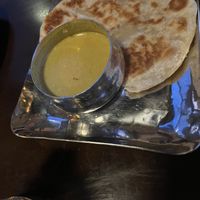 Roti Parata (partial app shown)  at Sambal Thai & Malay in Irvington