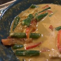 Penang curry with added tofu (mostly eaten before the photo!)  at Sambal Thai & Malay in Irvington