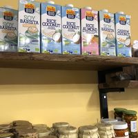 Milk alternatives   at New Land in Sofia