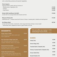 Menu  at The Pierhead Tavern in Isle Of Arran