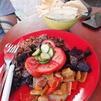 Starter plate for 9€ at Mad Irie in Crete