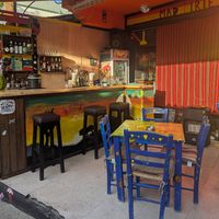bar at Mad Irie in Crete