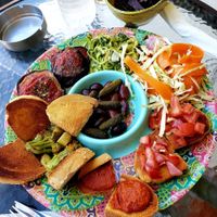 Veg Platter at Mad Irie in Crete
