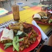 Vegan composition at Mad Irie in Crete