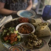 Vegan friendly platter at Mad Irie in Crete