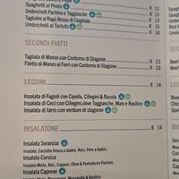 Menu at Oleoteca Bartolomei l'Olio Orvieto con Cucina in Orvieto