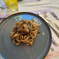 Umbrichelli al tartufo at Oleoteca Bartolomei l'Olio Orvieto con Cucina in Orvieto