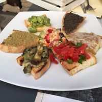 Bruschette at Oleoteca Bartolomei l'Olio Orvieto con Cucina in Orvieto
