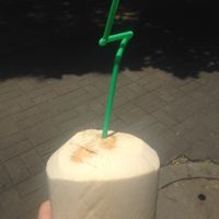 Coconut water, fresh and great for drink when out-and-about. at Shou Yang Fruit in Guiyang