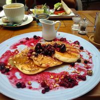 Vegan Pancakes at Mingle Cafe in Larnaca