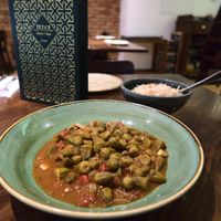 okra dish at Teta's Lebanese Kitchen in North West London