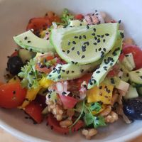 Ceviche at Noshi Coffee in Porto