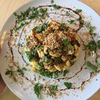 They have Lunch menu, and one in two times its vegetarian or vegan. at Noshi Coffee in Porto