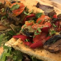 Focaccia sen mozarela  at Noshi Coffee in Porto