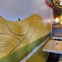 Love this decor at Miyagi Ramen Bar in Rehoboth Beach