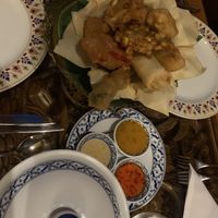 Delicious battered vegetables starter   at Thai Emerald in Evesham