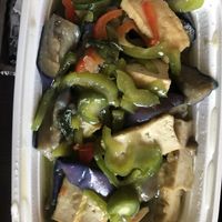 Eggplant & tofu 🍆 🍚 👌🏾 makes me blush  at Little Saigon in Springfield