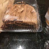 Chocolate cake at Buns and Roses Organic Wholegrain Bakery in Edmonton