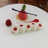 Vegan cheesecake at Da Gabrisa in Positano