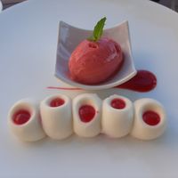 Cheesecake vegano perfeito! Voltaria lá só pra comer esse! at Da Gabrisa in Positano