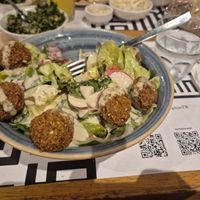 Tasty falafel salad. I already ate part of it before taking this picture :D at Tahin  in Istanbul