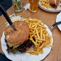 Chilicheese burger 🍔😋 at Die Gute Stube in Mainz