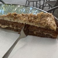 Carrotcake is delicious.  at Die Gute Stube in Mainz